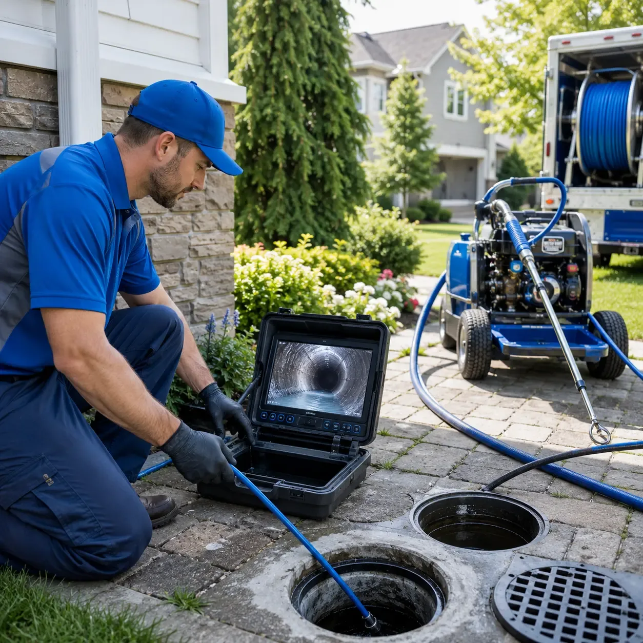 Outdoor drain cleaning professionals serving Mellen, WI